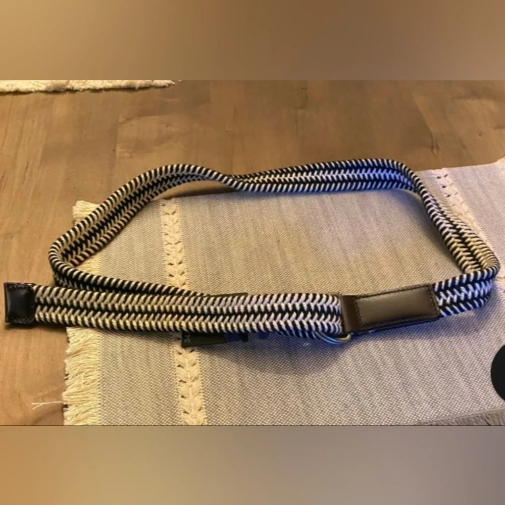 Express Black and White Men's Belt